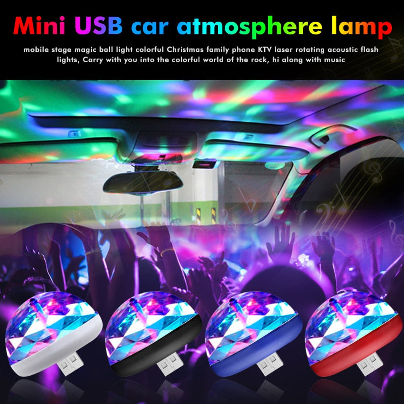 Smart USB Car Disco Light