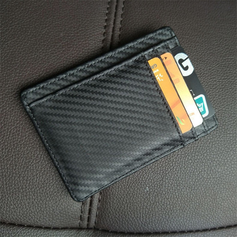 Leather & Carbon fiber wallet