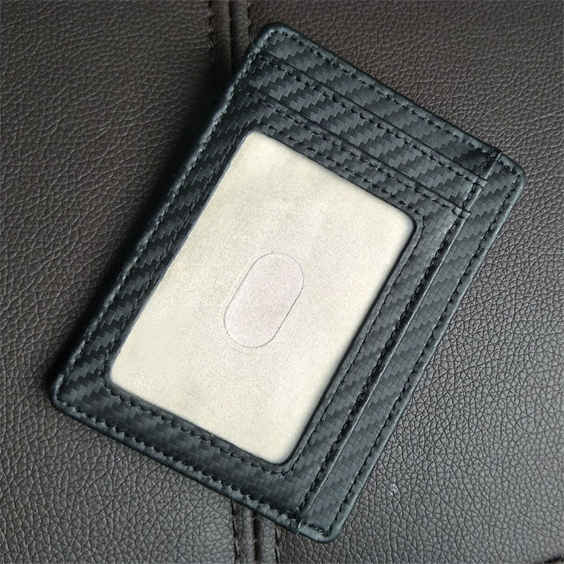 Leather & Carbon fiber wallet