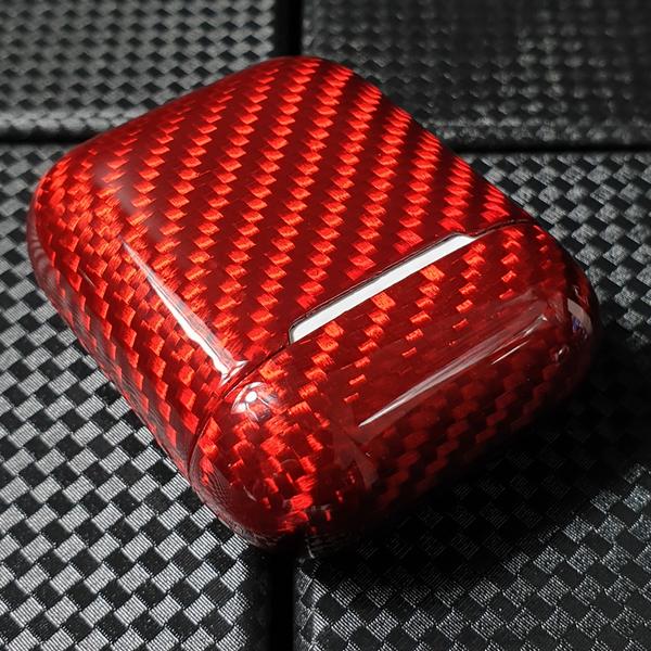 (AirPods 2) Real Carbon Fiber Case