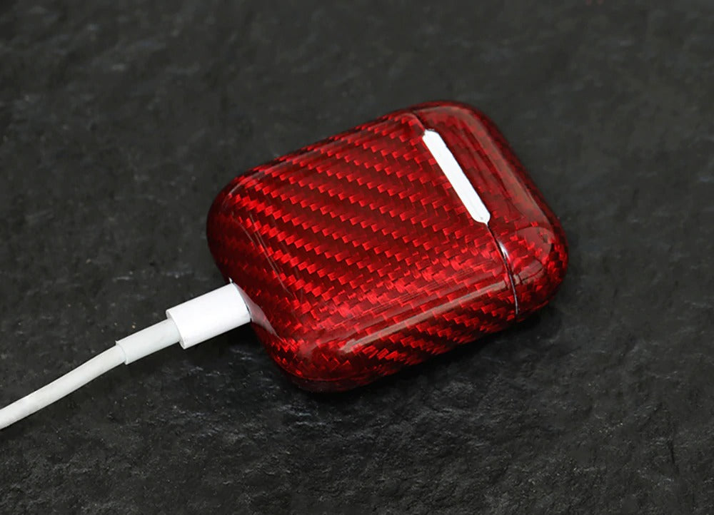 (AirPods) Real Carbon Fiber Case
