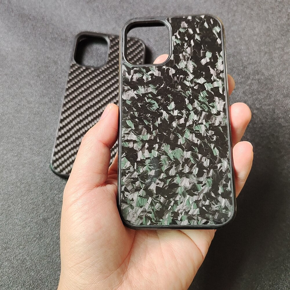 (iPhone) Real Forged Carbon Fiber Case