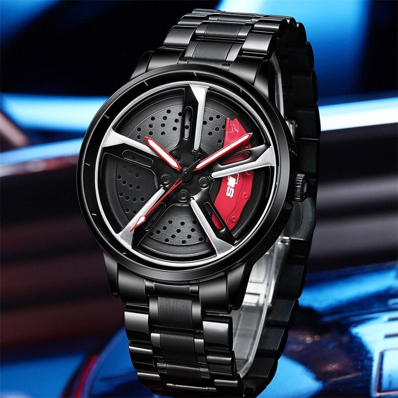 Spinning Stainless Steel RS7 Watch