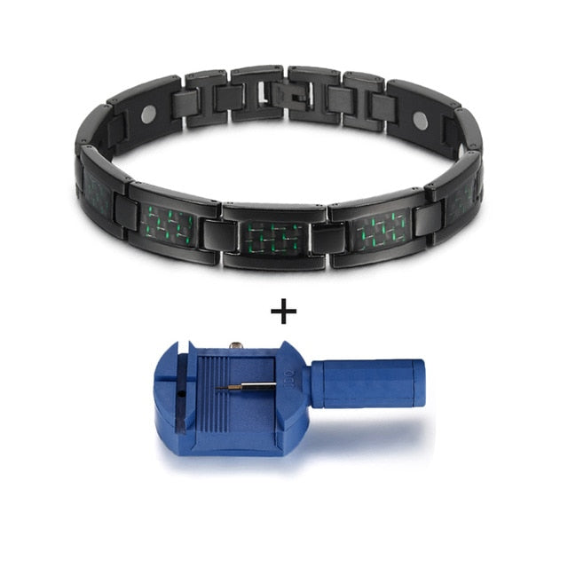 Carbon Fiber Health Bracelet
